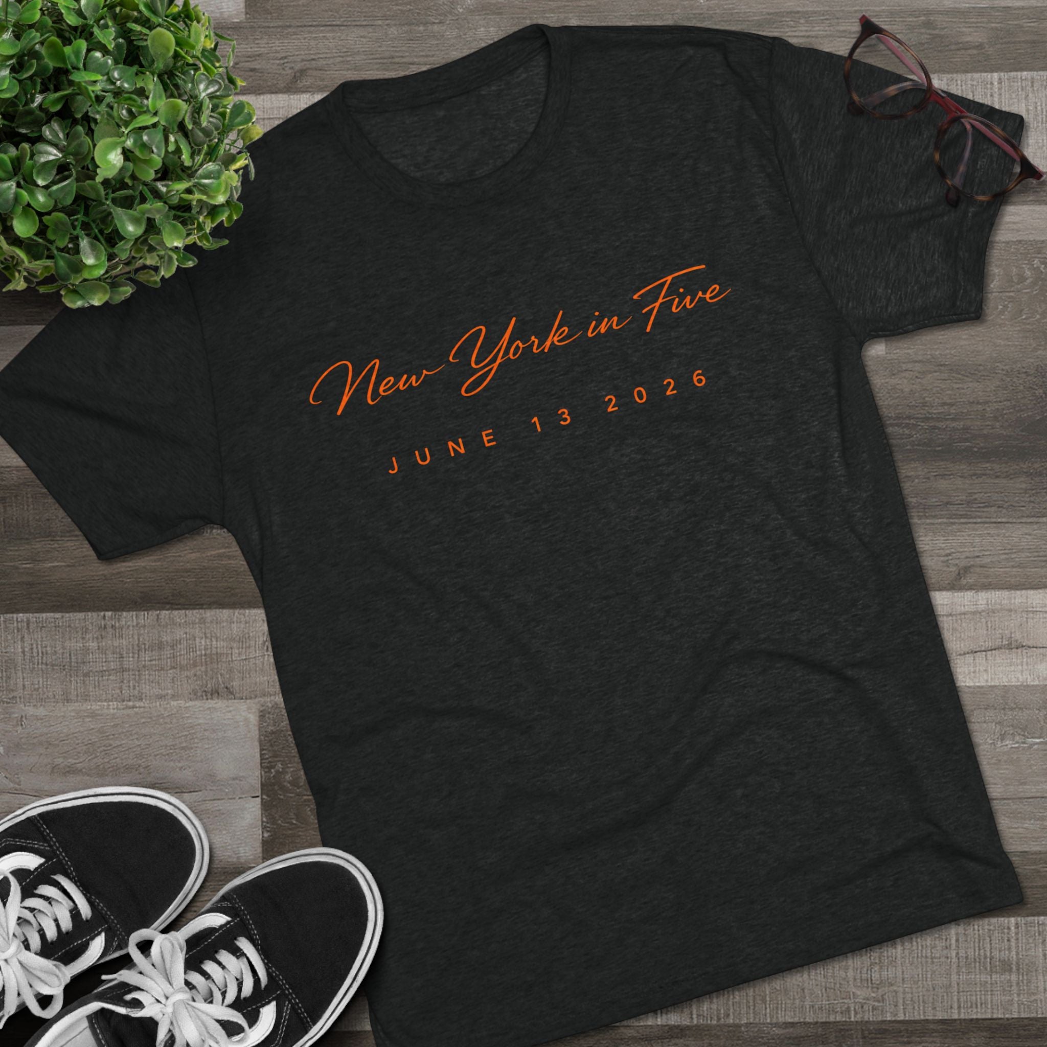 New York in Five - Heathered Triblend