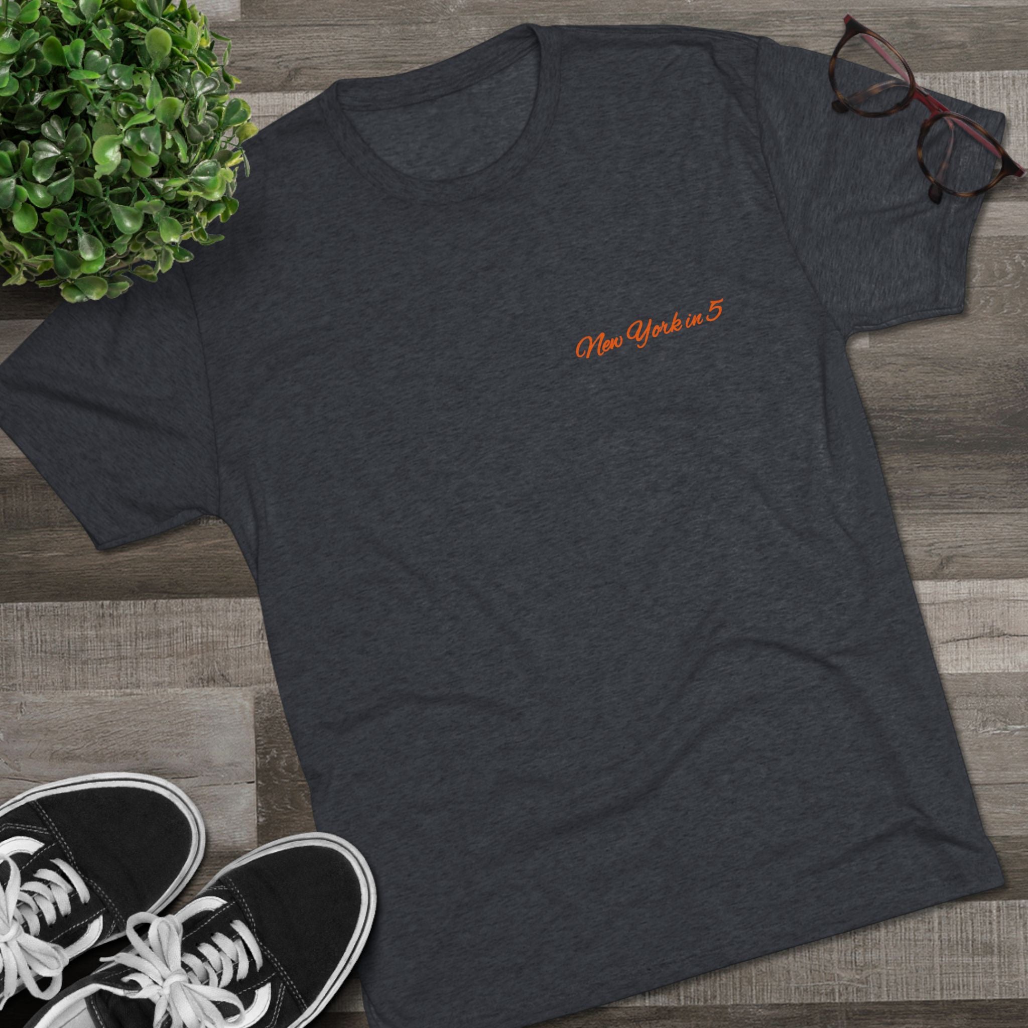 New York in 5 - Heathered Triblend