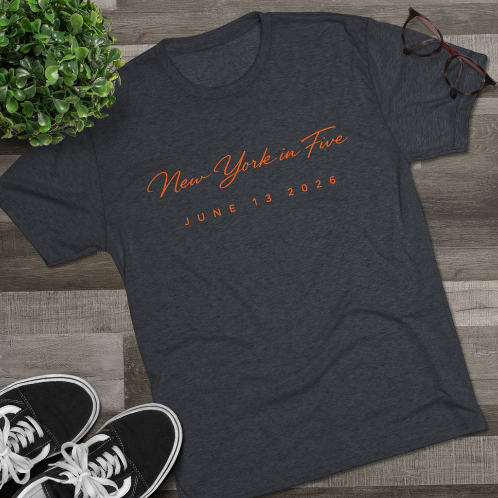 New York in Five - Heathered Triblend